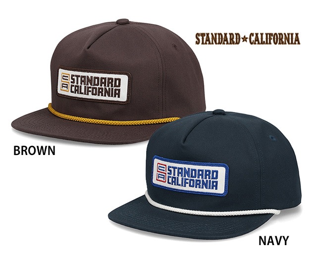 STANDARD CALIFORNIA ����������ɥ���ե���˥� SD Jeff Logo Patch Cap�������� �����ѥå�����åס�2����Brown/Navy��