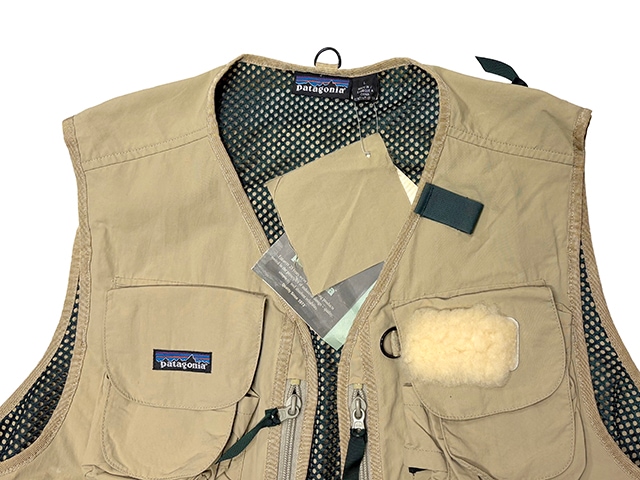 ��DEADSTOCK�� 1999ǯ��patagonia �ѥ����˥���Rein Vest �ꥤ��٥��ȡ��ե��å��󥰥٥��ȡ�col.TAN��size:L ���ڥǥåɥ��ȥå��ۡ���š�