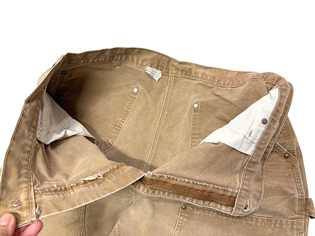 90s��Carhartt �����ϡ��ȡ�Double Knee Painter Pants ���֥�ˡ� �ڥ��󥿡��ѥ�ġ�col.BROWN DUCK��size:W38��12oz�����å����ϡ�Made in U.S.A. ����VINTAGE �ӥ�ơ����ۡ���šۡ�Ź�޻����Բġ�