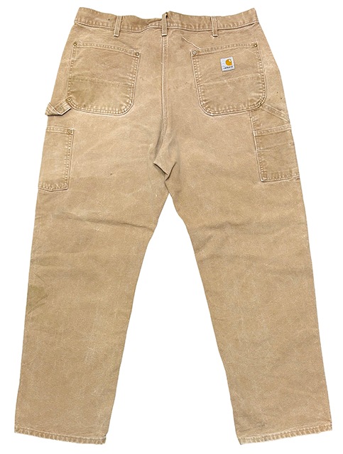 90s��Carhartt �����ϡ��ȡ�Double Knee Painter Pants ���֥�ˡ� �ڥ��󥿡��ѥ�ġ�col.BROWN DUCK��size:W38��12oz�����å����ϡ�Made in U.S.A. ����VINTAGE �ӥ�ơ����ۡ���šۡ�Ź�޻����Բġ�