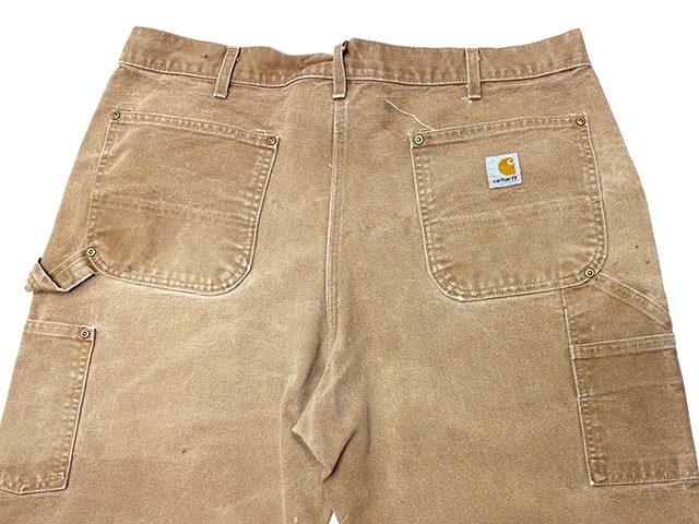 90s��Carhartt �����ϡ��ȡ�Double Knee Painter Pants ���֥�ˡ� �ڥ��󥿡��ѥ�ġ�col.BROWN DUCK��size:W38��12oz�����å����ϡ�Made in U.S.A. ����VINTAGE �ӥ�ơ����ۡ���šۡ�Ź�޻����Բġ�