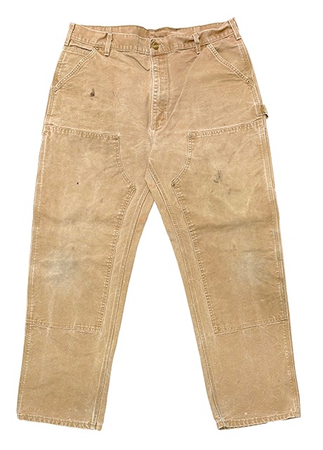 90s��Carhartt �����ϡ��ȡ�Double Knee Painter Pants ���֥�ˡ� �ڥ��󥿡��ѥ�ġ�col.BROWN DUCK��size:W38��12oz�����å����ϡ�Made in U.S.A. ����VINTAGE �ӥ�ơ����ۡ���šۡ�Ź�޻����Բġ�