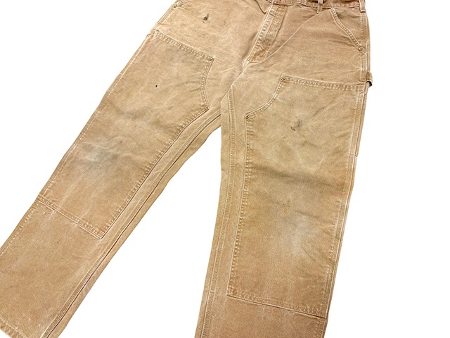 90s��Carhartt �����ϡ��ȡ�Double Knee Painter Pants ���֥�ˡ� �ڥ��󥿡��ѥ�ġ�col.BROWN DUCK��size:W38��12oz�����å����ϡ�Made in U.S.A. ����VINTAGE �ӥ�ơ����ۡ���šۡ�Ź�޻����Բġ�