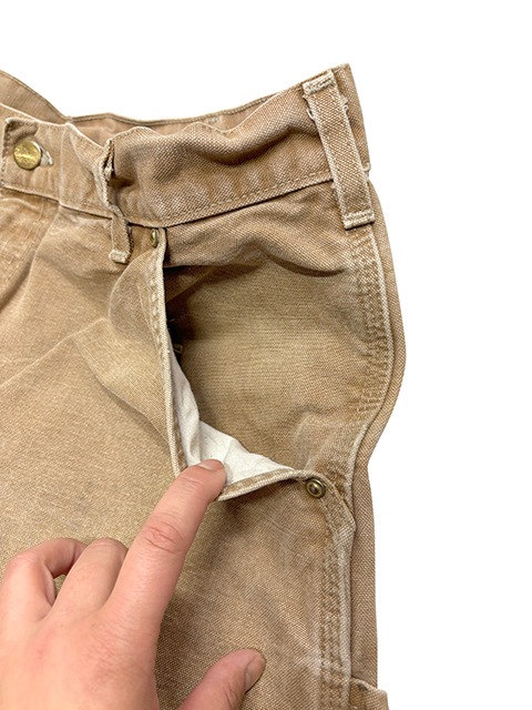 90s��Carhartt �����ϡ��ȡ�Double Knee Painter Pants ���֥�ˡ� �ڥ��󥿡��ѥ�ġ�col.BROWN DUCK��size:W38��12oz�����å����ϡ�Made in U.S.A. ����VINTAGE �ӥ�ơ����ۡ���šۡ�Ź�޻����Բġ�