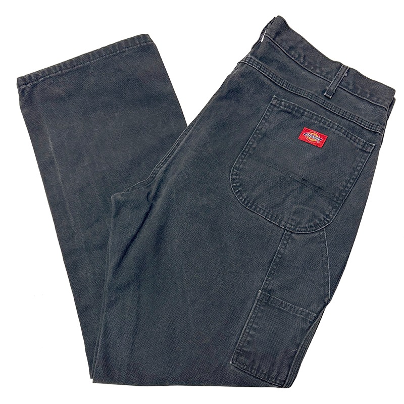 ��SALE 30%OFF��Dickies �ǥ��å�������Heavyweight Duck Carpenter Pants �إӡ��������� ���å� �����ڥ󥿡��ѥ�ġ�col.BLACK��size:W38��L32ɽ�����ڥ��󥿡��ѥ�� ��USED �桼���ɡۡ���šۡ�Ź�޻����Բġ�