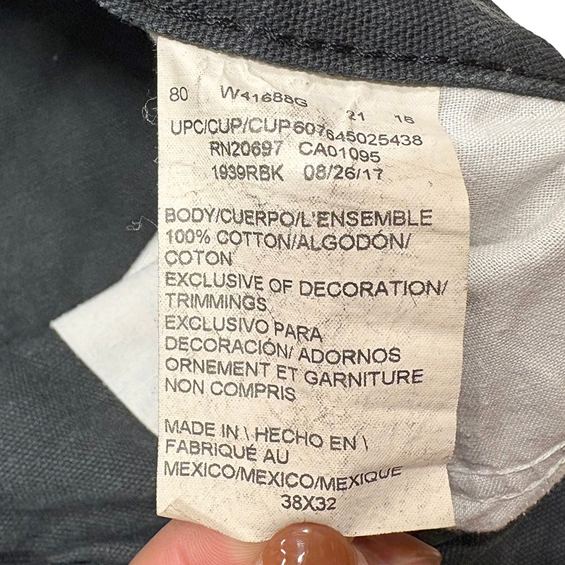 ��SALE 30%OFF��Dickies �ǥ��å�������Heavyweight Duck Carpenter Pants �إӡ��������� ���å� �����ڥ󥿡��ѥ�ġ�col.BLACK��size:W38��L32ɽ�����ڥ��󥿡��ѥ�� ��USED �桼���ɡۡ���šۡ�Ź�޻����Բġ�