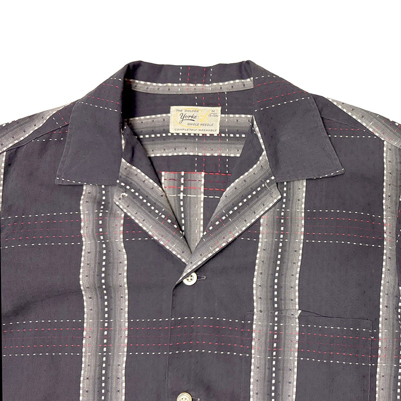 50s��OPEN COLLAR SHIRTS �����ץ󥫥顼 ����ġ�size:M(15-15 1/2)��THE GOLDEN yorke��VINTAGE �ӥ�ơ����ۡ���š�