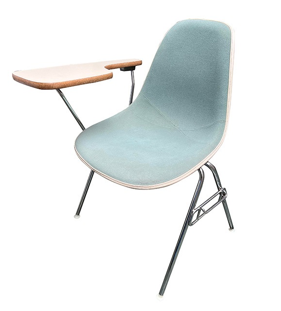 Herman Miller �ϡ��ޥ�ߥ顼 Eames �����ॺ��02 Shell Side Chair�������륵���ɥ�����  �����å��󥰥١������ơ��֥��դ����٥����ե��֥�å���LIGHT BLUE ��Antique ����ƥ������ۡ���š�
