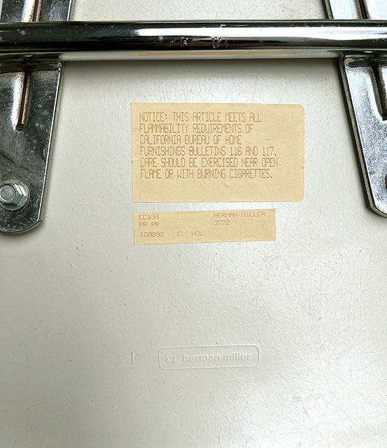 Herman Miller �ϡ��ޥ�ߥ顼 Eames �����ॺ��02 Shell Side Chair�������륵���ɥ�����  �����å��󥰥١������ơ��֥��դ����٥����ե��֥�å���LIGHT BLUE ��Antique ����ƥ������ۡ���š�