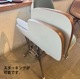 Herman Miller �ϡ��ޥ�ߥ顼 Eames �����ॺ��02 Shell Side Chair�������륵���ɥ�����  �����å��󥰥١������ơ��֥��դ����٥����ե��֥�å���LIGHT BLUE ��Antique ����ƥ������ۡ���š�