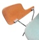 Herman Miller �ϡ��ޥ�ߥ顼 Eames �����ॺ��02 Shell Side Chair�������륵���ɥ�����  �����å��󥰥١������ơ��֥��դ����٥����ե��֥�å���LIGHT BLUE ��Antique ����ƥ������ۡ���š�