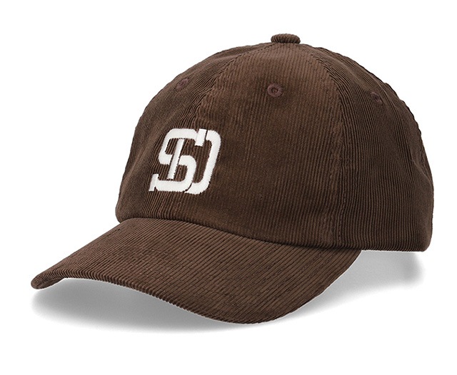 STANDARD CALIFORNIA ����������ɥ���ե���˥� SD Corduroy Logo Baseball Cap�������ǥ��������åס�3����Brown/Charcoal/Blue��