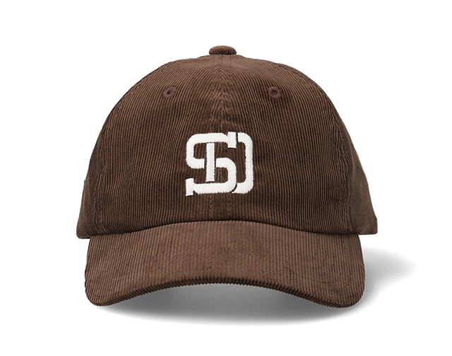 STANDARD CALIFORNIA ����������ɥ���ե���˥� SD Corduroy Logo Baseball Cap�������ǥ��������åס�3����Brown/Charcoal/Blue��