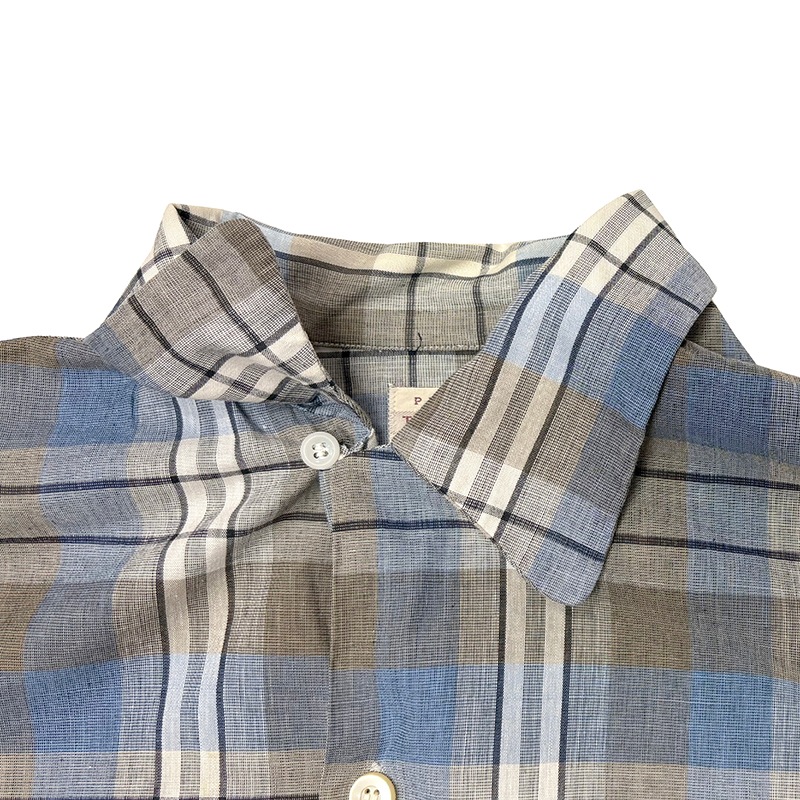 50-60s��TOWN CRAFT �����󥯥�եȡ�OPEN COLLAR SHIRTS �����ץ󥫥顼 ����ġ�size:MEDIUM(15-15 1/2)��DAN RIVER��Wrinkl��SHED��PENNEY'S��VINTAGE �ӥ�ơ����ۡ���š�