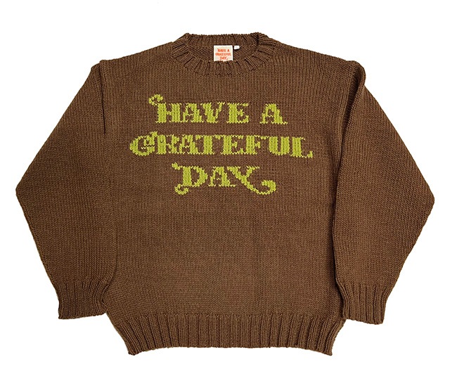 ��SALE 10%OFF�� HAVE A GRATEFUL DAY �ϥ� �� ���쥤�ȥե� �ǥ���KNIT CREW �˥å� ���롼��WOOL100%�����롼�ͥå�����������2��(CHESNUT/NATURAL)��GOWEST��2023ǯ��ǥ�