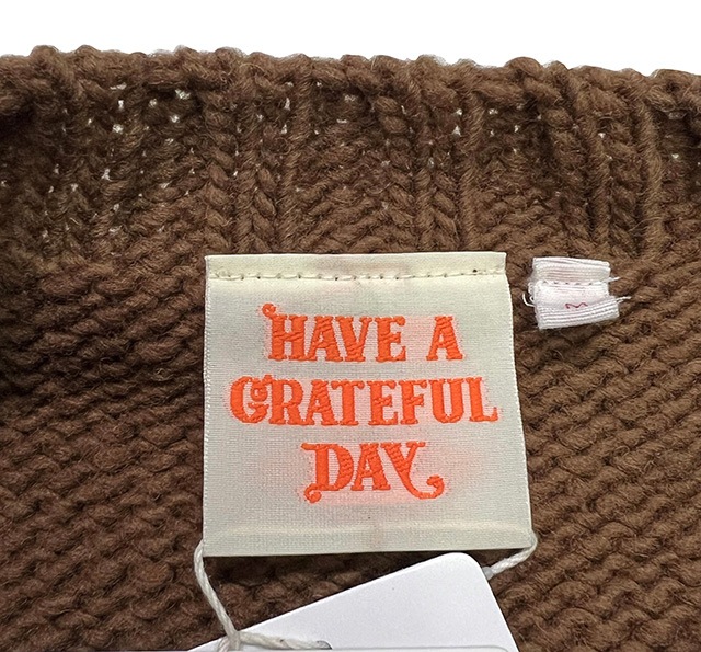 ��SALE 10%OFF�� HAVE A GRATEFUL DAY �ϥ� �� ���쥤�ȥե� �ǥ���KNIT CREW �˥å� ���롼��WOOL100%�����롼�ͥå�����������2��(CHESNUT/NATURAL)��GOWEST��2023ǯ��ǥ�