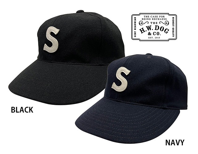 A.G.SPALDING �� THE H.W.DOG & co. AG���ݥ�ǥ��󥰡ߥɥå���BASEBALL CAP S���١����ܡ��륭��åס�2����BLACK/NAVY��
