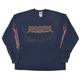 00s��Harley-Davidson �ϡ��졼���ӥåɥ���LONG SLEEVE T-SHIRTS ���󥰥��꡼�� T����ġ�col:NAVY��size:2XL��Made in U.S.A.����USED �桼���ɡۡ���šۡ�Ź�޻����Բġ�