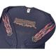00s��Harley-Davidson �ϡ��졼���ӥåɥ���LONG SLEEVE T-SHIRTS ���󥰥��꡼�� T����ġ�col:NAVY��size:2XL��Made in U.S.A.����USED �桼���ɡۡ���šۡ�Ź�޻����Բġ�