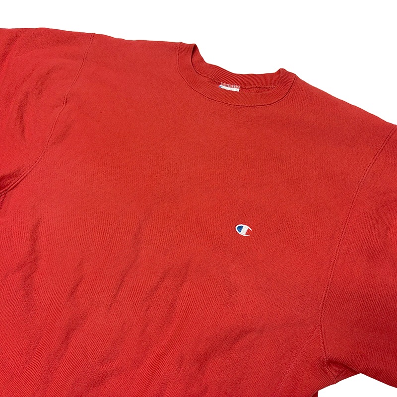��SALE 20%OFF�� 90s��Champion �����ԥ���REVERSE WEAVE CREW NECK SWEAT SHIRTS ��С����������� ���롼�ͥå� �������å� ����ġ����ݥ���ȡ�col:RED��size:XX-LARGE���ɽ�������MADE IN U.S.A.����VINTAGE ������ơ����ۡ���šۡ�Ź�޻����Բġ�