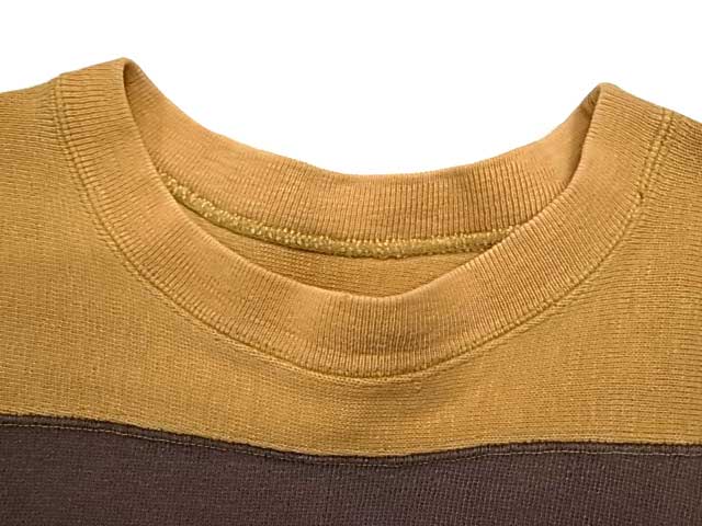 CHAMPION �����ԥ��� Football TEE �եåȥܡ��� T����� ����ܡ��ѥå���size:L color:BROWN/MUSTARD ��VINTAGE ������ơ����ۡ���š�