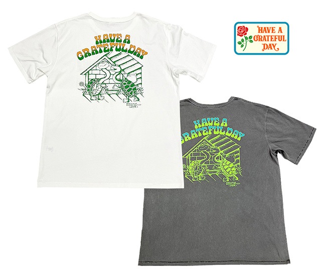 HAVE A GRATEFUL DAY �ϥ� �� ���쥤�ȥե� �ǥ� �� YUSUKE HAMAMOTO �桼���� �ϥޥ�ȡ�T-SHIRTS -TERRAPIN Ⱦµ T����� �ƥ�ԥ�2��(BLACK/WHITE)��GOWEST��GOHEMP��2024SS