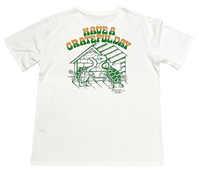 HAVE A GRATEFUL DAY �ϥ� �� ���쥤�ȥե� �ǥ� �� YUSUKE HAMAMOTO �桼���� �ϥޥ�ȡ�T-SHIRTS -TERRAPIN Ⱦµ T����� �ƥ�ԥ�2��(BLACK/WHITE)��GOWEST��GOHEMP��2024SS