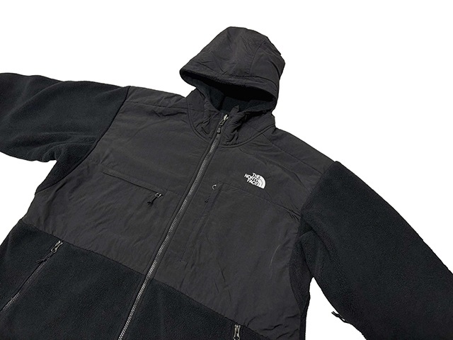 THE NORTH FACE �����Ρ������ե�������DENALI HOODIE �ǥʥ� �ա��ǥ���col:BLACK��size:XXL(MENS)���ե꡼�����㥱�åȡ�POLARTEC �ݡ���ƥå� ��Used �桼���ɡۡ���š�