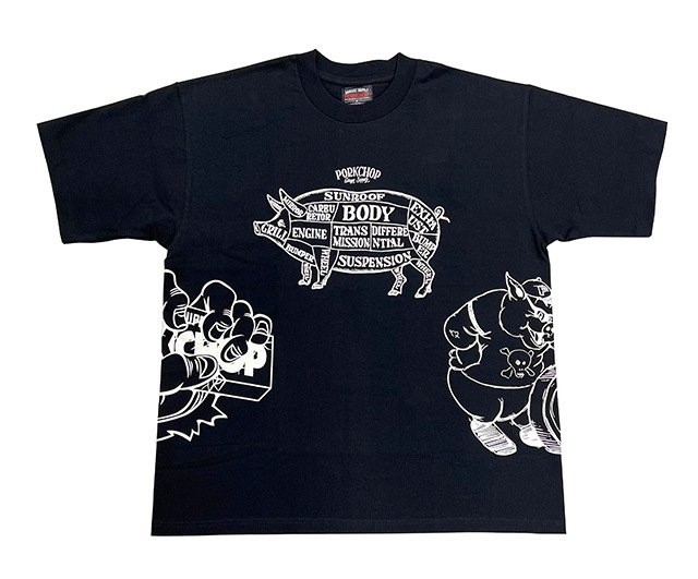 PORKCHOP GARAGE SUPPLY �ݡ�������å� ���졼�����ץ饤�� 24MULTI  LOGOS TEE 24�ޥ������ T����ġ�Ⱦµ��3��(BLACK/WHITE/GRAY)��2024SS