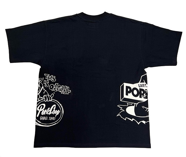 PORKCHOP GARAGE SUPPLY �ݡ�������å� ���졼�����ץ饤�� 24MULTI  LOGOS TEE 24�ޥ������ T����ġ�Ⱦµ��3��(BLACK/WHITE/GRAY)��2024SS