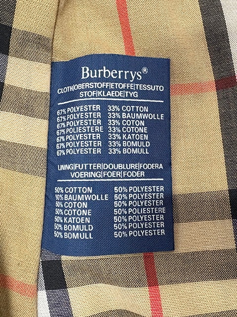 Burberry �С��Х꡼��TRENCH COAT �ȥ��������ȡ�color.BEIGE��size :8-LONG���С��Х꡼�����å���Made in ENGLAND ��OLD ������ɡۡ���š�