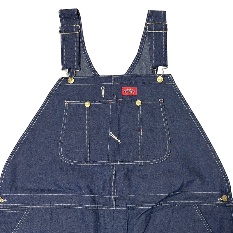 ��SALE 30%OFF�ۡ�DEADSTOCK�� Dickies �ǥ��å�������Denim Bib Overalls �ǥ˥� �ӥ� �����С������롡col.INDIGO��size:W44��L32ɽ�� �ڥǥåɥ��ȥå��ۡ���šۡ�Ź�޻����Բġ�