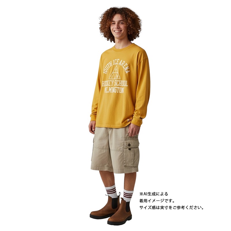 70s��Champion �����ԥ���FOOTBALL TEE �եåȥܡ��� T����ġ�col:YELLOW��size:42��Made in U.S.A. ��VINTAGE �ӥ�ơ����ۡ���š�