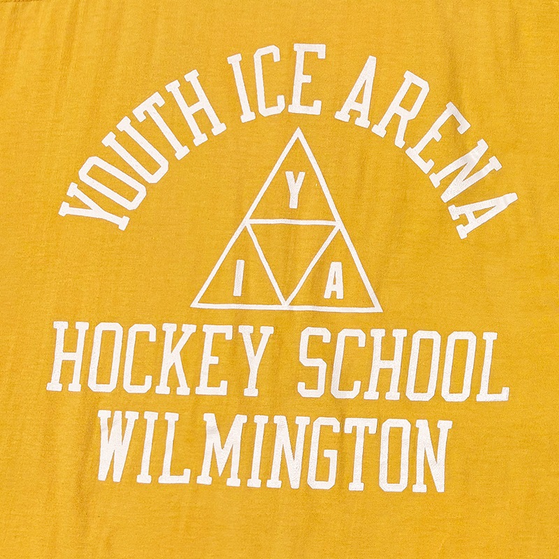 70s��Champion �����ԥ���FOOTBALL TEE �եåȥܡ��� T����ġ�col:YELLOW��size:42��Made in U.S.A. ��VINTAGE �ӥ�ơ����ۡ���š�