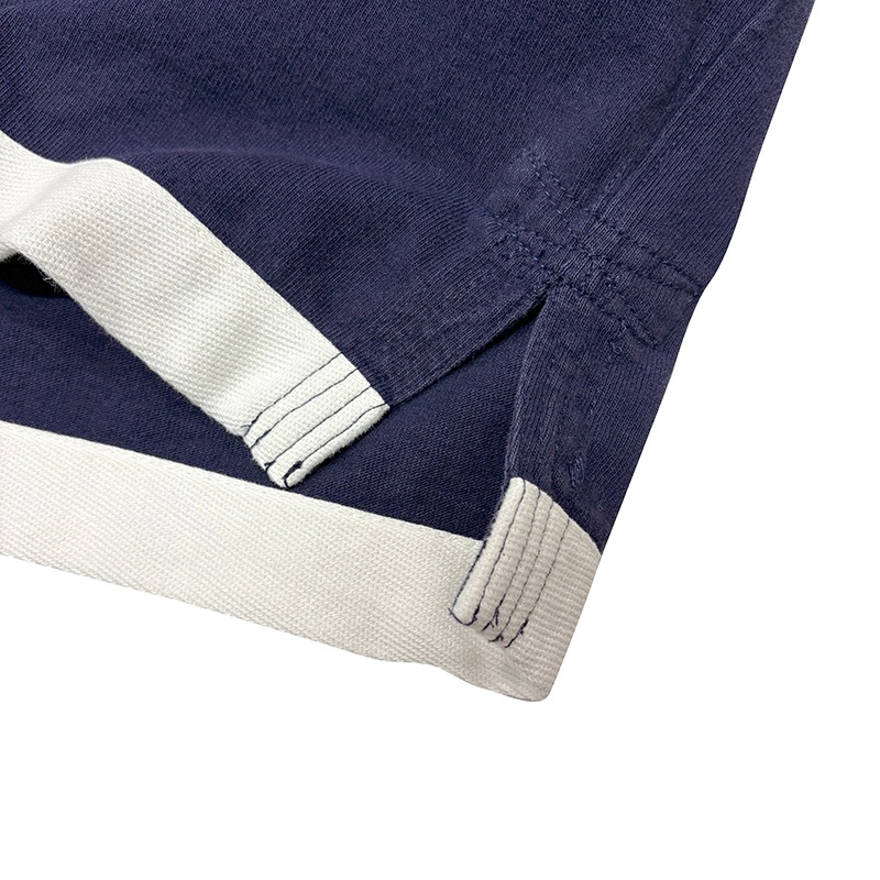 Polo by Ralph Lauren �ݥ� ���ե������S/S RUGBY SHIRT Ⱦµ �饬������ġ�col.NAVY��size:L����USED �桼���ɡۡ���š�