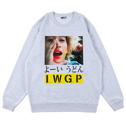MEDICOM TOY����ǥ�����ȥ���MLE �� I.W.G.P.��PHOTO MESSAGE SWEATSHIRT "�衼�����ɤ�"�����ޥ������ȥ����ȥѡ�����GRAY���������å�
