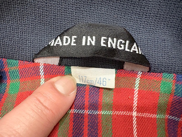 BARACUTA Х饯G9 HARRINGTON JACKET ϥȥ󥸥㥱åȡcolor.NAVYsize :46ե졼Made in England󥰥ȥåסUSED 桼ɡۡš