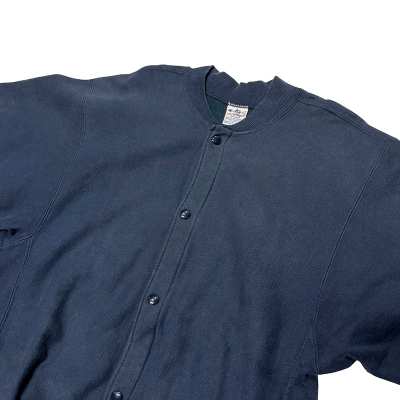 ��SALE 20%OFF�� 90s��Champion �����ԥ���REVERSE WEAVE SNAP SWEAT SHIRT ����̵����col:NAVY��size:X-LARGE��Made in U.S.A.����VINTAGE ������ơ����ۡ���šۡ�Ź�޻����Բġ�