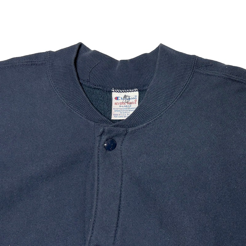 ��SALE 20%OFF�� 90s��Champion �����ԥ���REVERSE WEAVE SNAP SWEAT SHIRT ����̵����col:NAVY��size:X-LARGE��Made in U.S.A.����VINTAGE ������ơ����ۡ���šۡ�Ź�޻����Բġ�