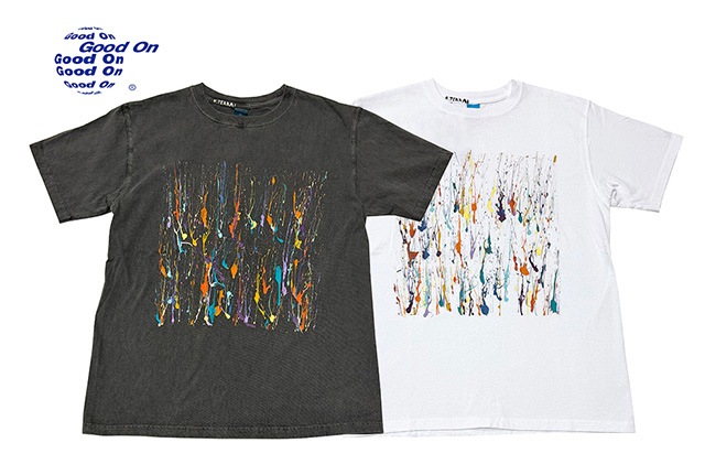 Good On ���åɥ���HANDPAINT RECORD TEE���ϥ�ɥڥ���� �쥳���� ���硼�ȥ��꡼�� T����ġ�Ⱦµ��KOUHEI TERRAI�������إ��ƥ饤��KTER2610���ڥ�