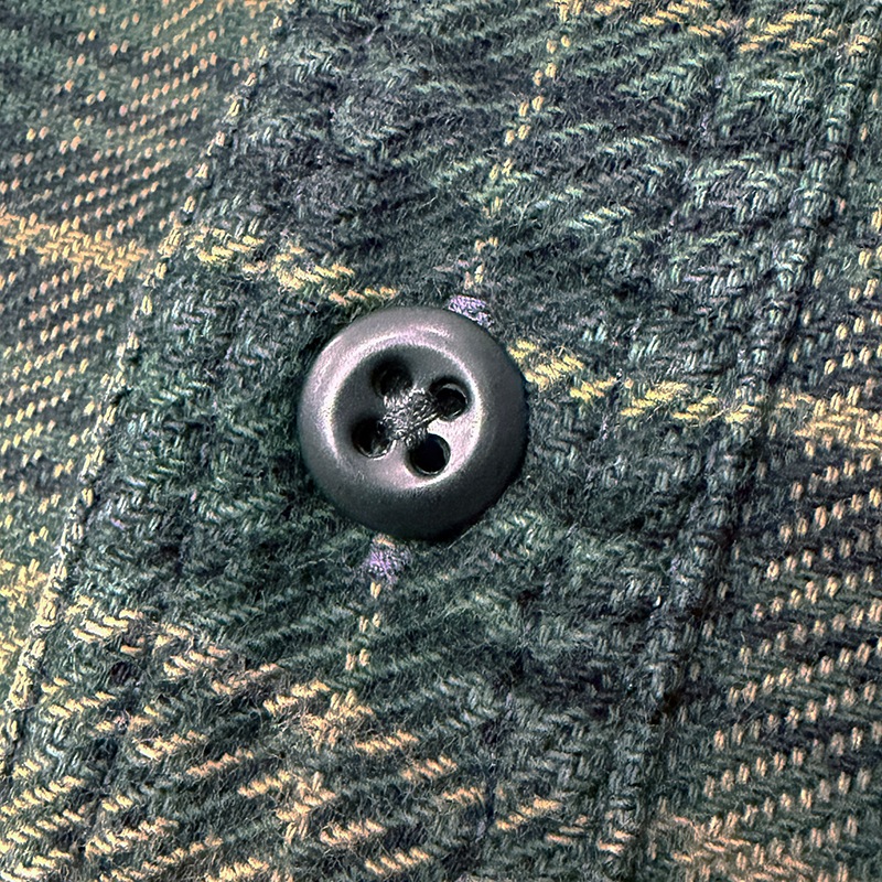 FILSON �ե��륽��L/S Cotton Flannel Shirts ���󥰥��꡼�� ���åȥ� �ե��ͥ� ����ġ�col:OLIVE GREEN��size:M���ͥ륷��� ��USED �桼���ɡۡ���šۡ�Ź�޻����Բġ�