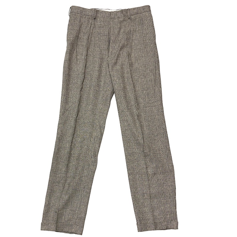��DEADSTOCK�� 90s��Polo by Ralph Lauren �ݥ� ���ե������COTTON/LINEN SLACKS ���åȥ��ͥ� ����å�����2���å���col.BLACK�������ꡡsize:W38��L36���ڥǥåɥ��ȥå��ۡ���šۡ�Ź�޻����Բġ�