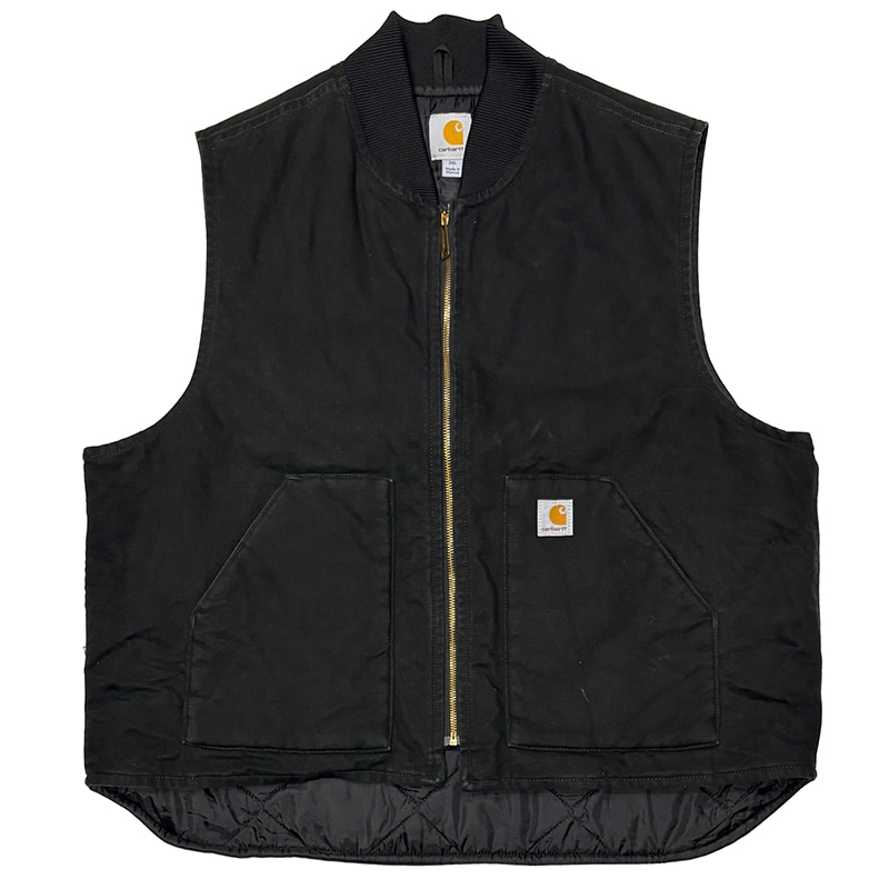 Carhartt 80'sダック地ベスト 2XL カーハート　USA製 80's Carhartt カーハート Duck Vest ダック地 ベスト ジップアップ