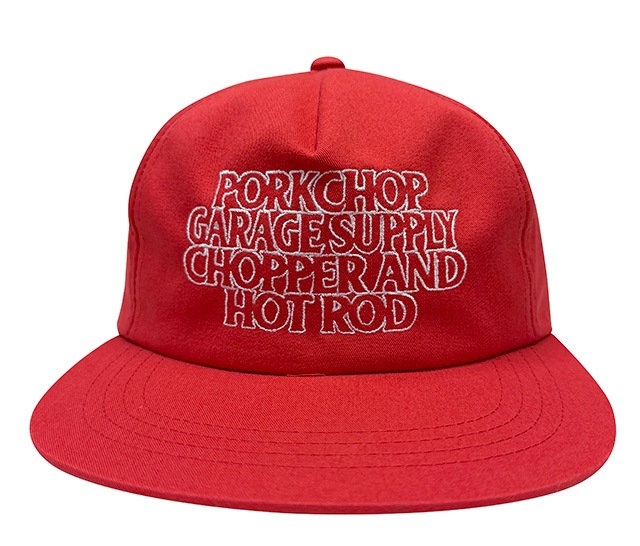 PORKCHOP GARAGE SUPPLY �ݡ�������å� ���졼�� ���ץ饤��C&H LOGO COTTON CAP������ ���åȥ� ����åס�3��(BLACK/RED/WHITE)������åס�˹�ҡ�2026SS