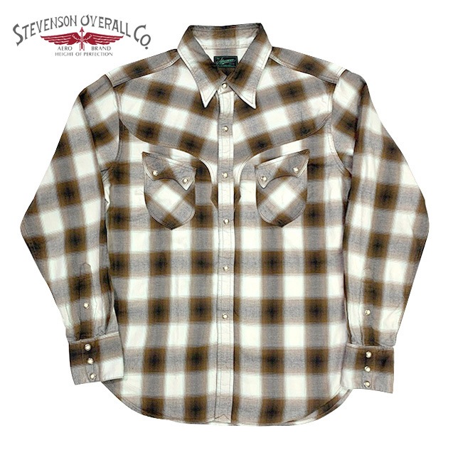 スティーブンソンオーバーオール ウエスタンシャツCody-CD3 サイズs