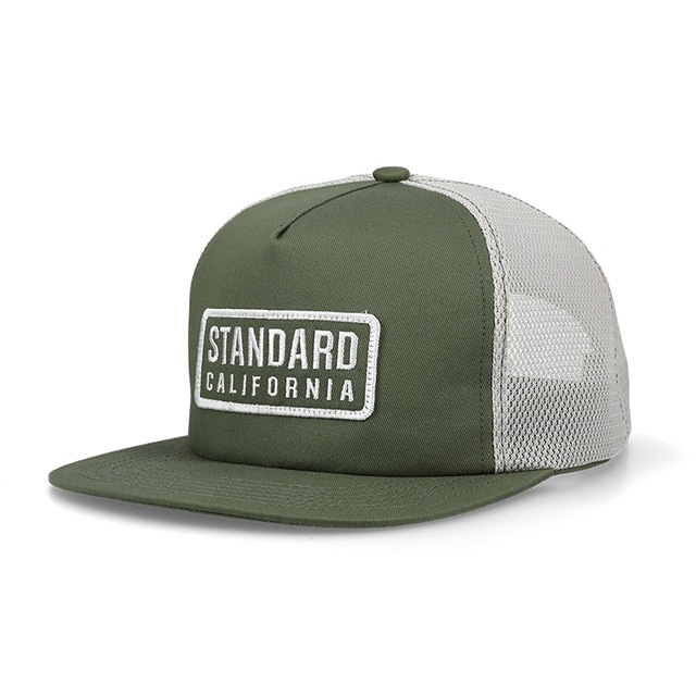 STANDARD CALIFORNIA ����������ɥ���ե���˥� SD Box Logo Patch Mesh Cap���ܥå��������ѥå���å��奭��åס�3����Charcoal/Olive/Brown��Made in Japan