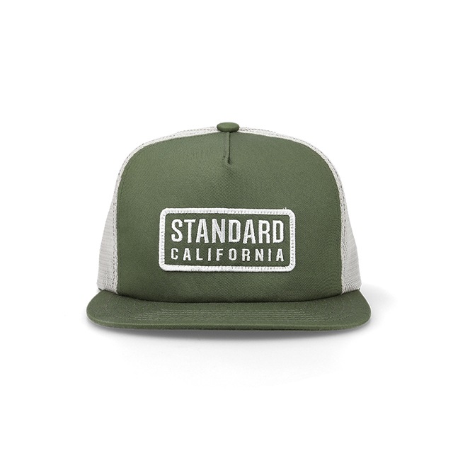 STANDARD CALIFORNIA ����������ɥ���ե���˥� SD Box Logo Patch Mesh Cap���ܥå��������ѥå���å��奭��åס�3����Charcoal/Olive/Brown��Made in Japan