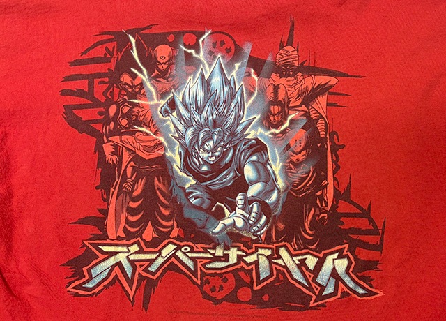 ��SALE 30%OFF��00s��DRAGON BALL Z �ɥ饴��ܡ���Z��LONG SLEEVE T-SHIRTS ���󥰥��꡼�� T����ġ�col:RED��size:XL��µ�ץ���ͭ��COTTON100% ��USED �桼���ɡۡ���šۡ�Ź�޻����Բġ�