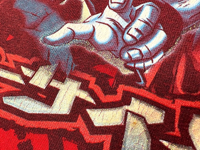 ��SALE 30%OFF��00s��DRAGON BALL Z �ɥ饴��ܡ���Z��LONG SLEEVE T-SHIRTS ���󥰥��꡼�� T����ġ�col:RED��size:XL��µ�ץ���ͭ��COTTON100% ��USED �桼���ɡۡ���šۡ�Ź�޻����Բġ�