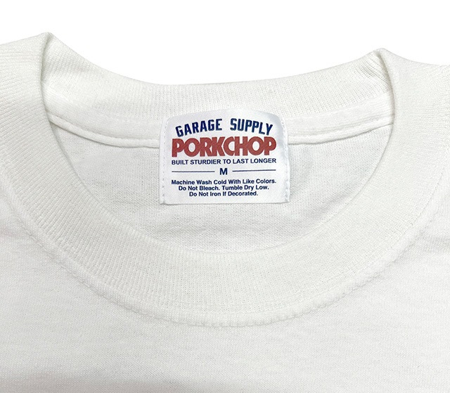 PORKCHOP GARAGE SUPPLY �ݡ�������å� ���졼�����ץ饤��WP BIG LOGO L/S TEE���ӥå����� ĹµT����ġ�����T��3��(WHITE/BLACK/DARK BROWN)��2025SS